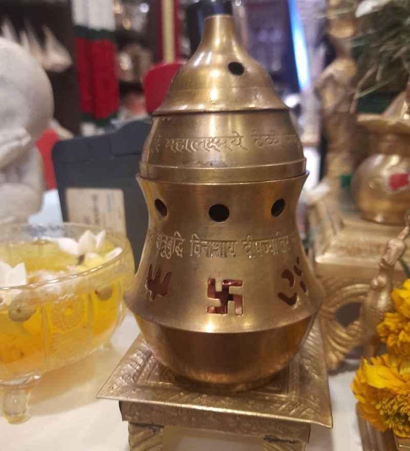 Brass Aroma Incense Burner  Bamagate.com