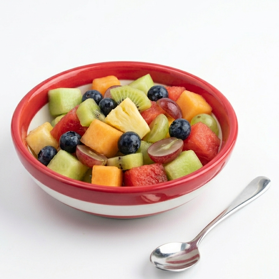 Ceramic Red Striped Dessert Bowl 6 PCS Set