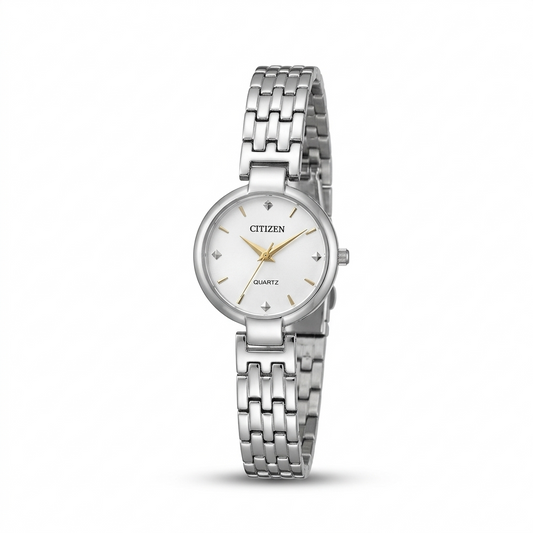 Citizen Women’s Silver-Tone Bracelet Watch