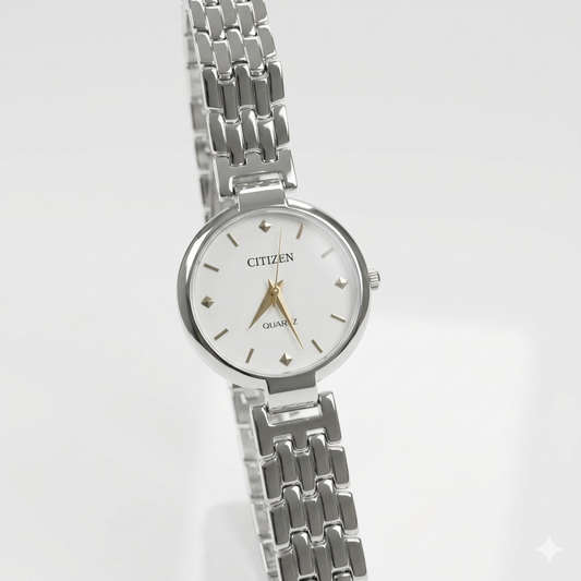 Citizen Women’s Silver-Tone Bracelet Watch