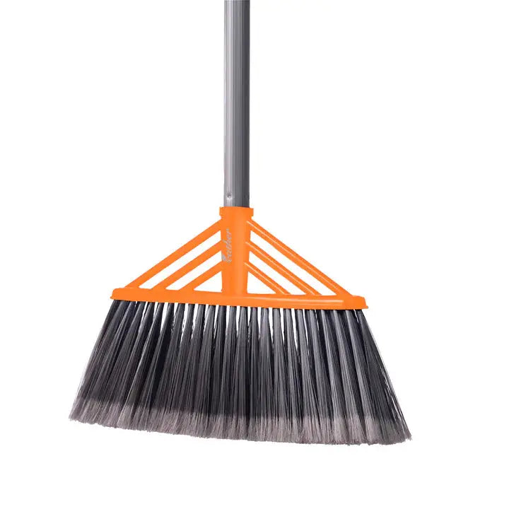 Durable broom with sturdy bristles and an ergonomic handle for efficient sweeping. Ideal for home and garden cleaning. Available at Bamagate.com.