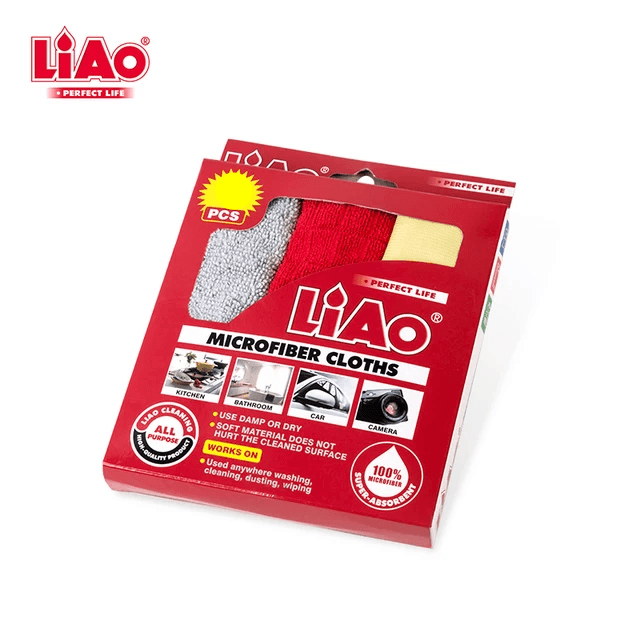 LiAo 4PCS Microfiber Cloths