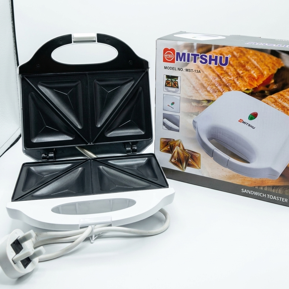 Mitshu 750W Sandwich Toaster