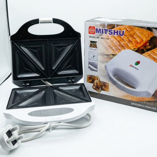 Mitshu 750W Sandwich Toaster