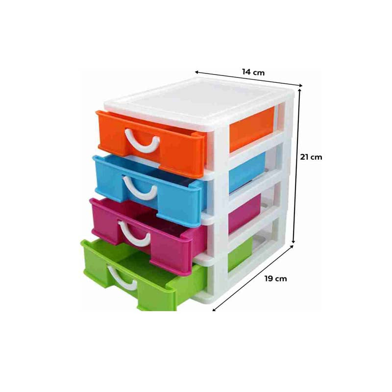 Multipurpose 4 Drawer Chest