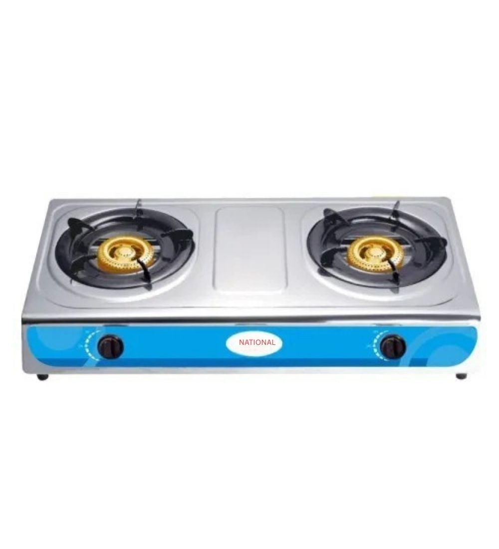 National Two Burner Gas Cooker Auto Ignition