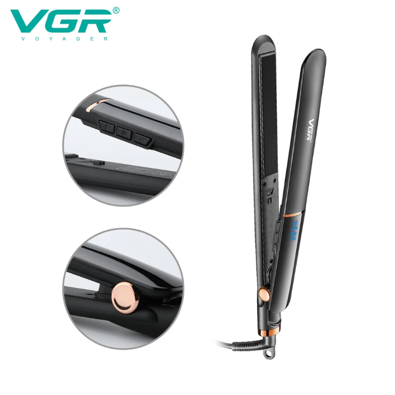 Professional Hair Straightener features a 38mm plate size ideal for efficient styling and smoothing of various hair types.