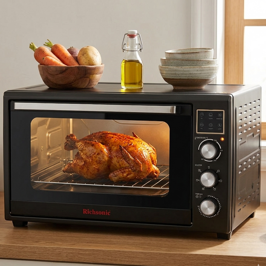 Richsonic 60L Electric Oven with Convection & Rotisserie (RSO-55)