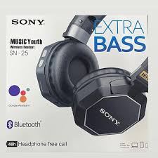 SONY Extra Bass Wireless Headset SN - 25