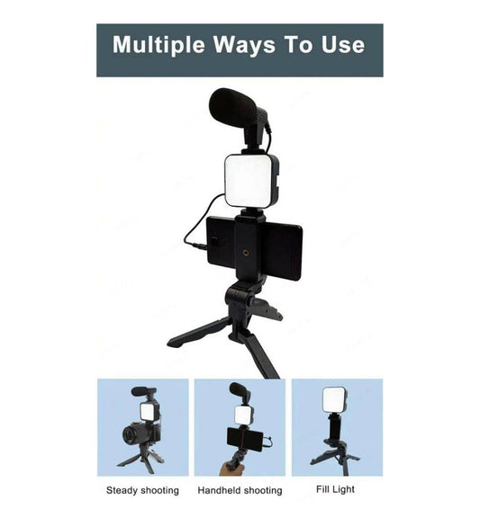 Smartphone Vlogging Kit Tripod Bamagate.com
