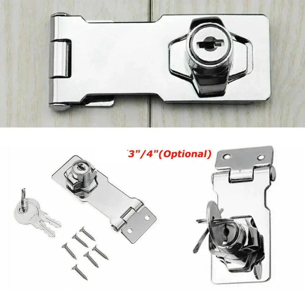 Stainless Steel 2 in 1 Plate Lock