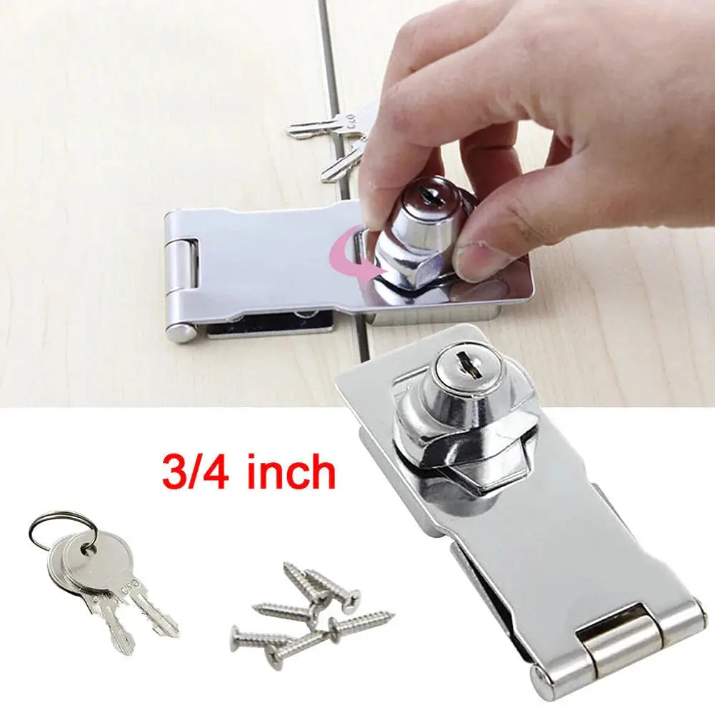 Stainless Steel 2 in 1 Plate Lock