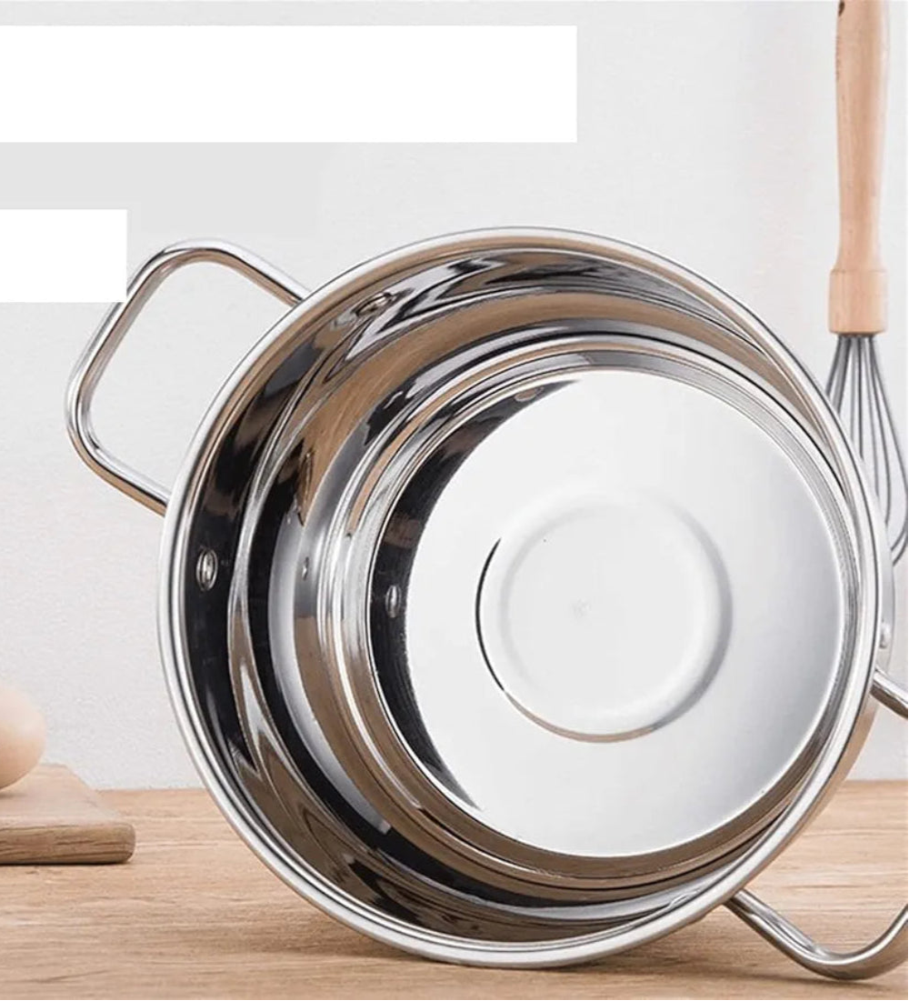 Stainless Steel Stockpot with Glass Lid