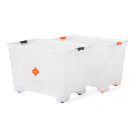 Phoenix Storage Box Transparent-65L