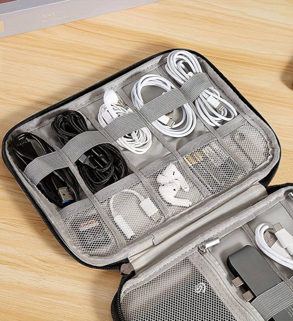 Travel Multi Pocket Cable Organizer Bag