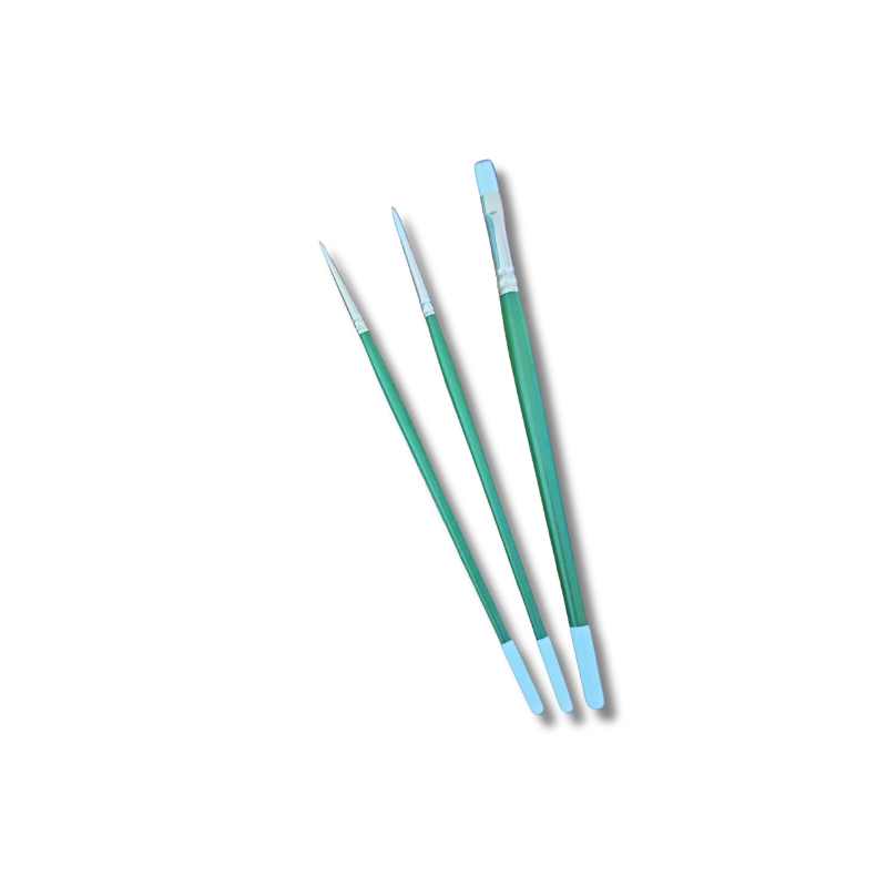 3 pcs Nylon Hair Artists Brush Set