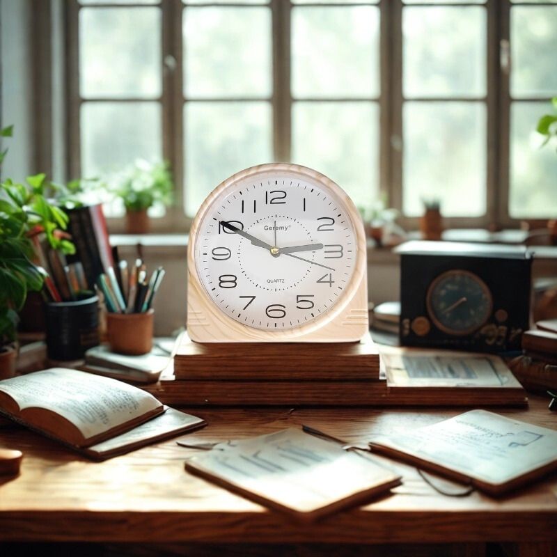 Desk Analog Alarm Clock for Precision Timekeeping