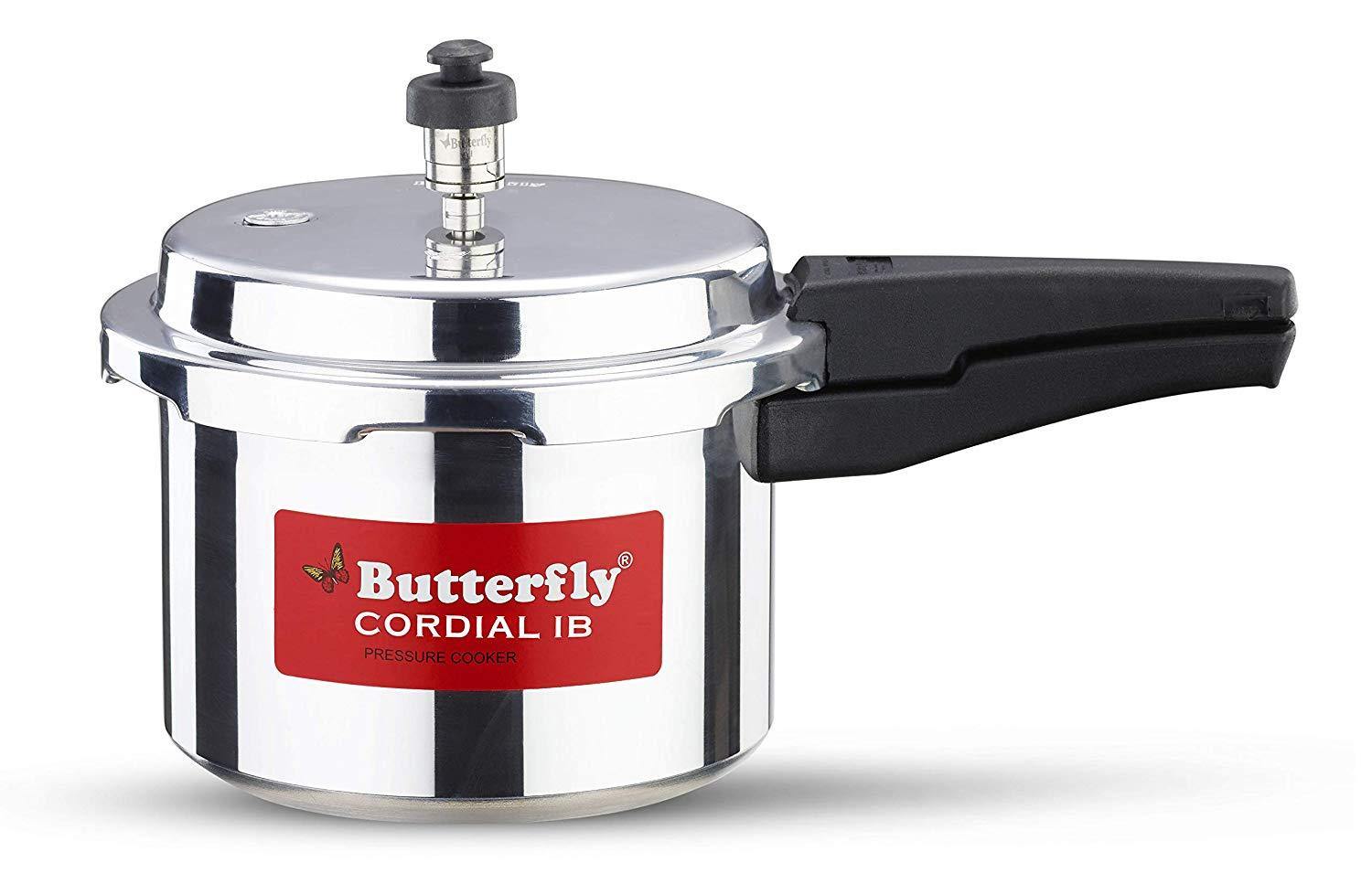 Butterfly Induction Base Aluminium Pressure Cooker - bamagate-com