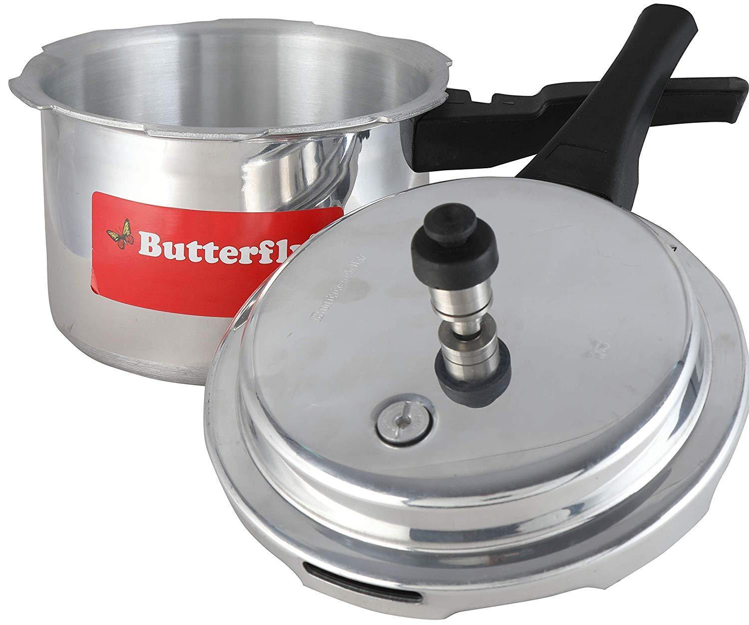 Butterfly Induction Base Aluminium Pressure Cooker - bamagate-com