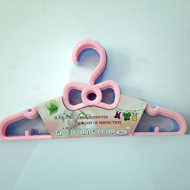 5 PCs Kids Clothes Plastic Hanger