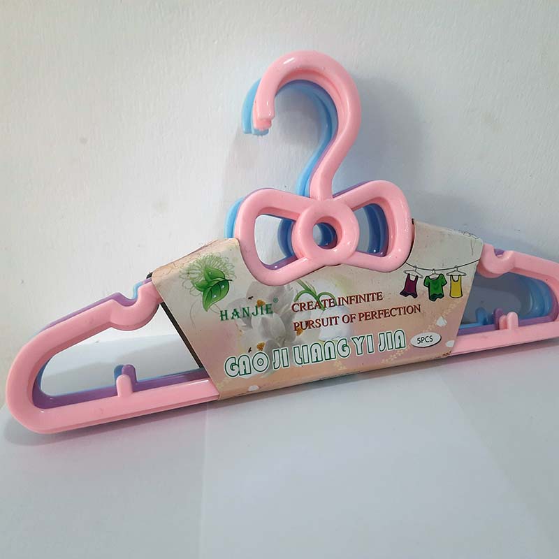 5 PCs Kids Clothes Plastic Hanger