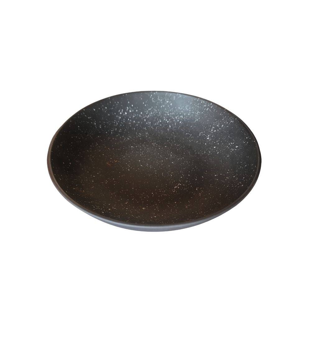 Black Ceramic Serving Plate