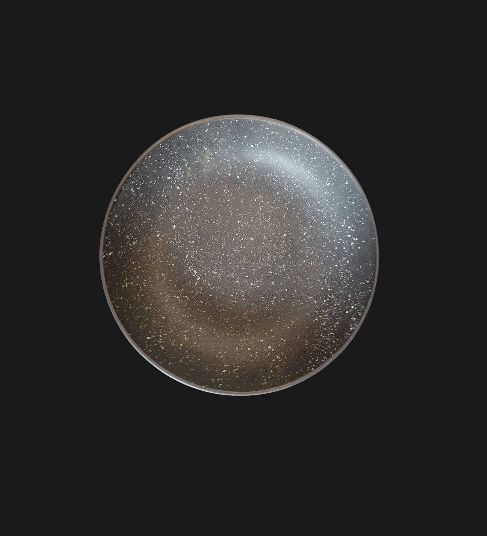 Black Ceramic Serving Plate