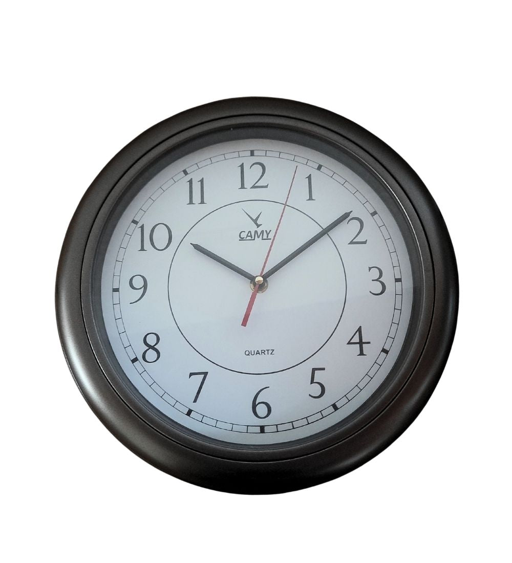 CAMY Wall Clock Round with White Background 11