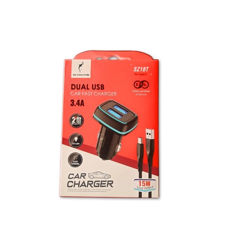 Dual USB Car Fast Charger 