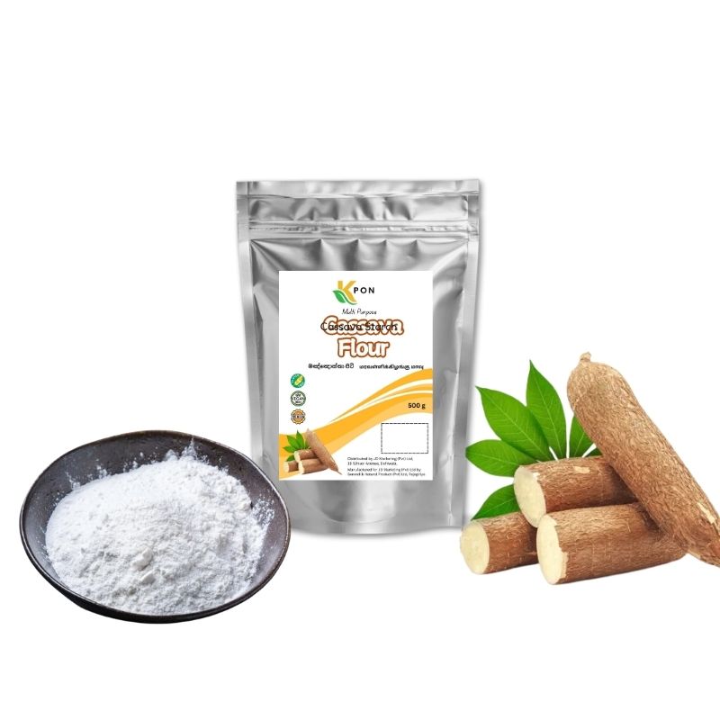 Kpon Cassava Flour Tapioca Original 500 G