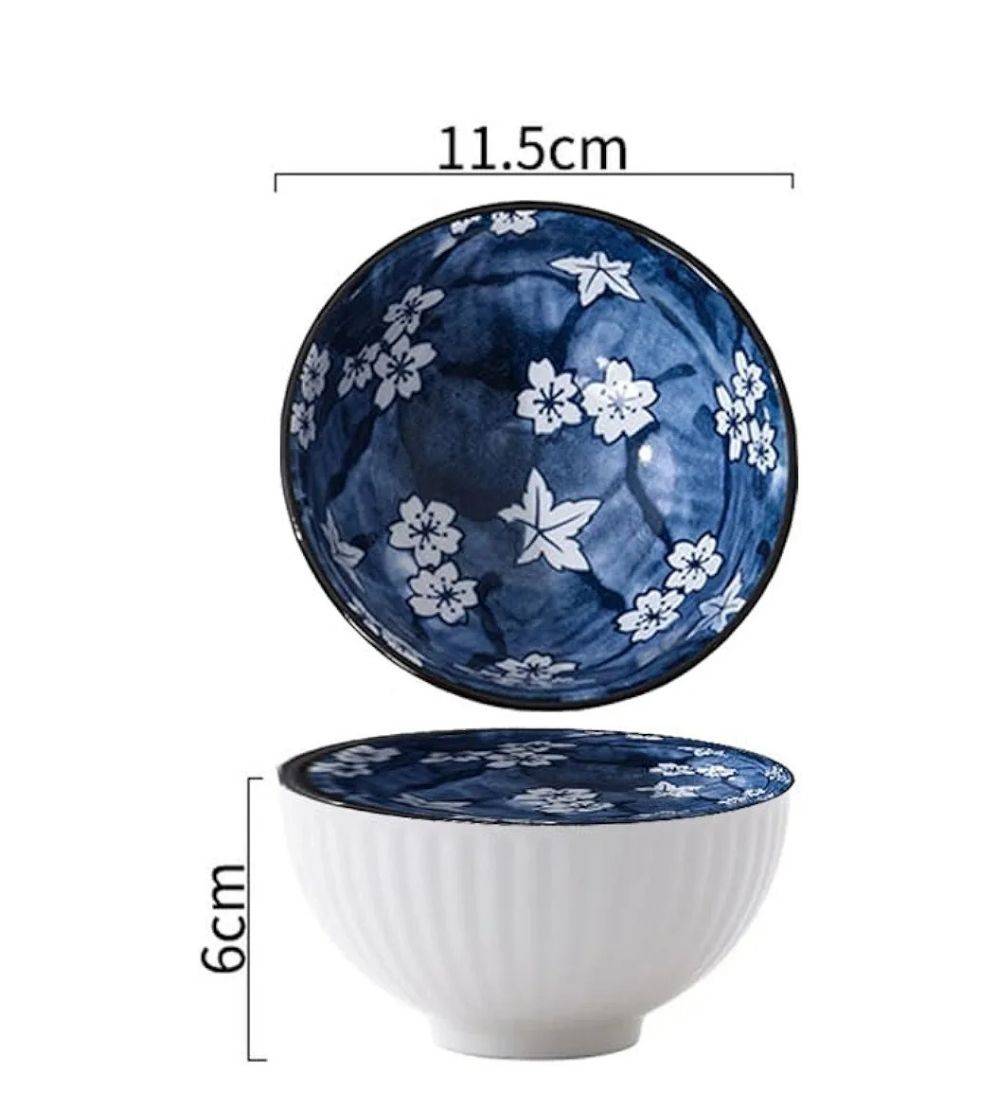 ceramic porcelain dessert bowls 6 pcs