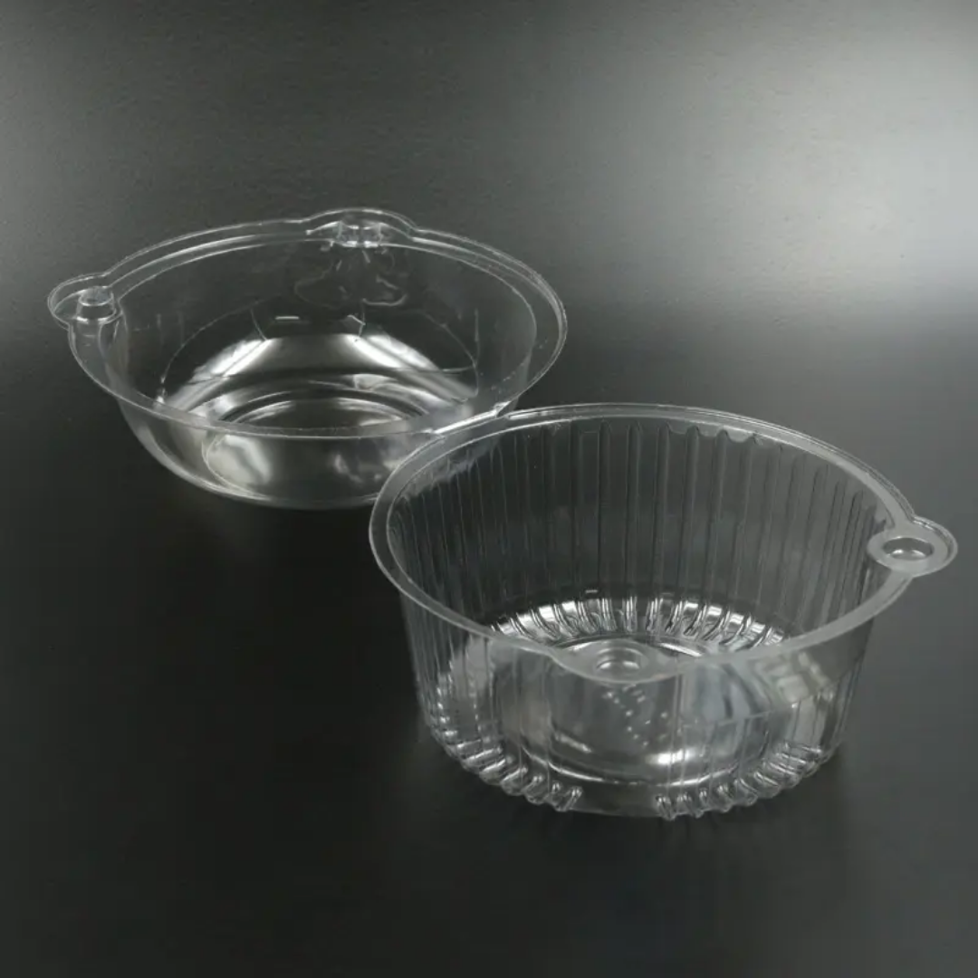 Cupcake Cup Transparent Best Online Price in Sri Lanka, open view of disposable plastic cupcake cup showing separate base and lid for easy use.