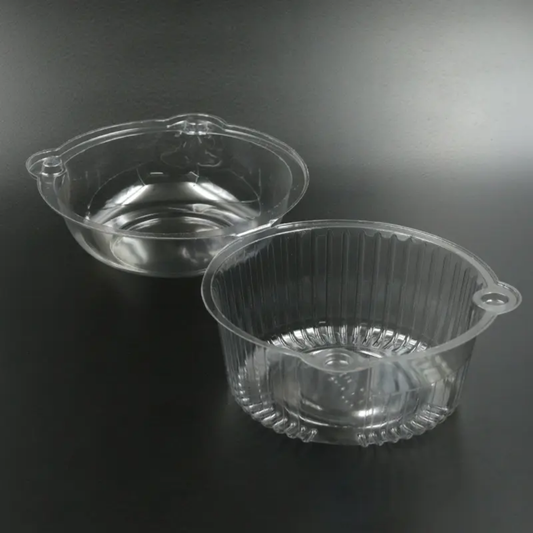 Cupcake Cup Transparent Best Online Price in Sri Lanka, open view of disposable plastic cupcake cup showing separate base and lid for easy use.