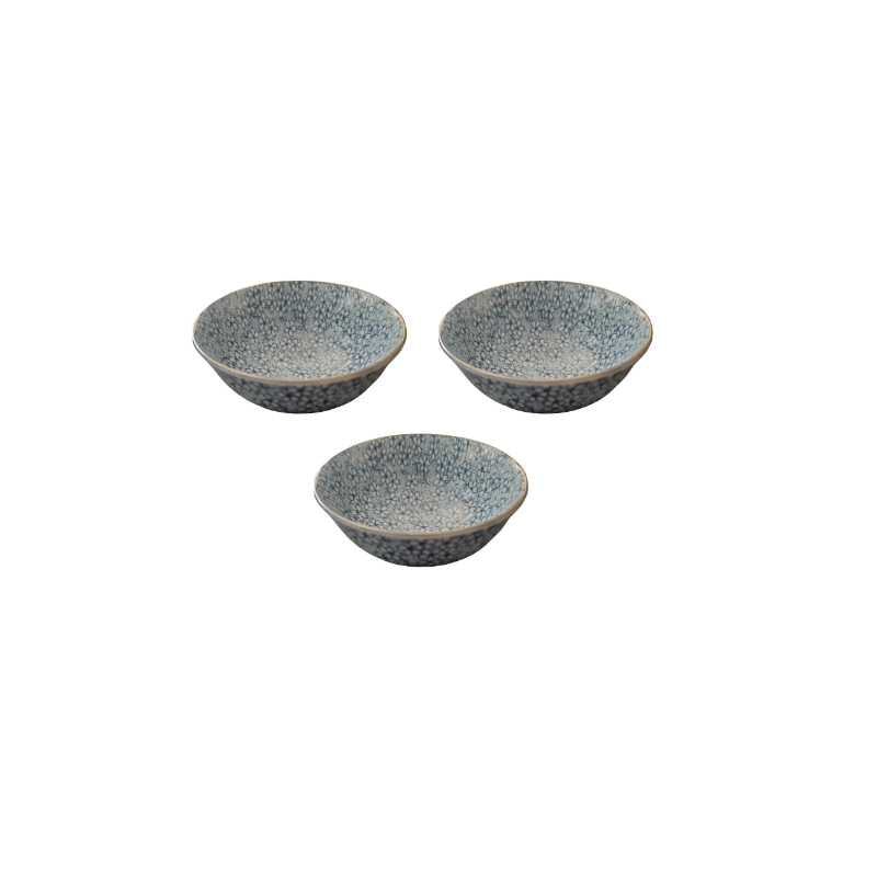 3PCS Elegant Porcelain Dessert Bowl Set