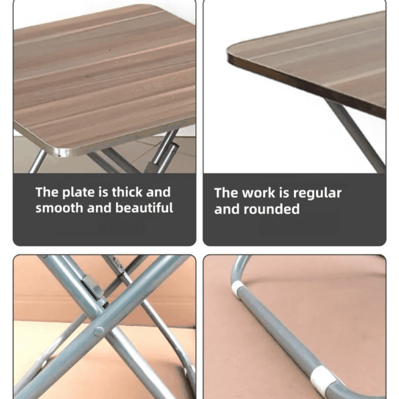 Wooden Folding Square Table 70 x 70 cm