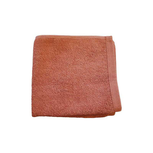 Single brown 13.5-inch cotton hand face towel made from 100% premium combed cotton. Soft and absorbent, perfect for bathroom or daily use.