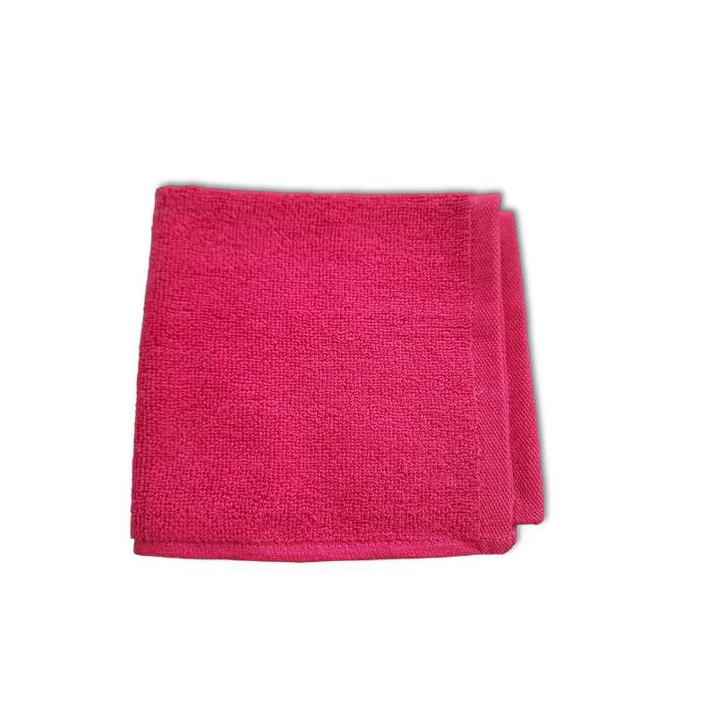 Vibrant pink 13.5-inch cotton face towel crafted from 100% long-staple combed cotton. Ideal for home and bathroom essentials in Sri Lanka.
