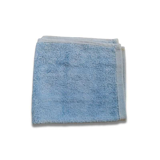 Light blue 13.5-inch cotton hand towel made with 300 GSM premium cotton. Soft, absorbent, and perfect for face and hand drying at home.