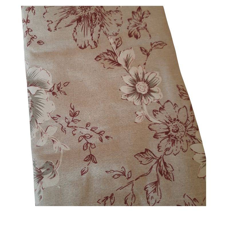 Beige Ironing Board Fabric Cover with red floral design, part of Bamagate.com's Ironing Board Covers collection in Laundry Supplies category.