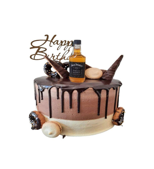 Jack Daniel Cake Topper Bottle