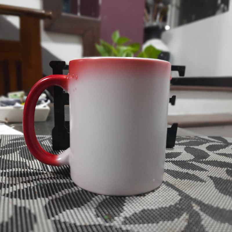 Magic Mug Ceramic Red