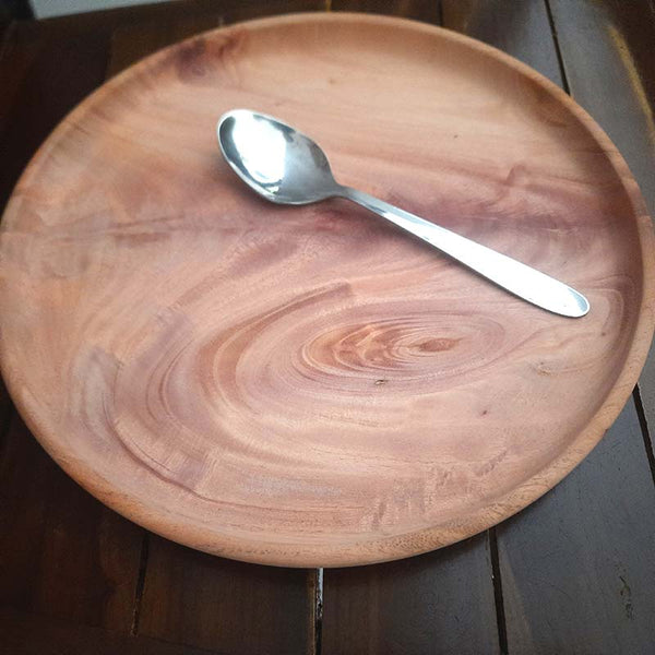 natural wood  serving plate