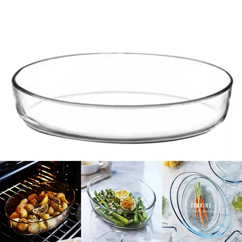 oval glass dish bakeware