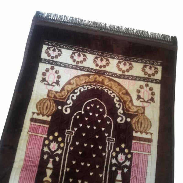 Prayer Carpet Brown 120 x 80 cm