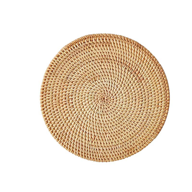 Rattan Round Placemat 10 Inch