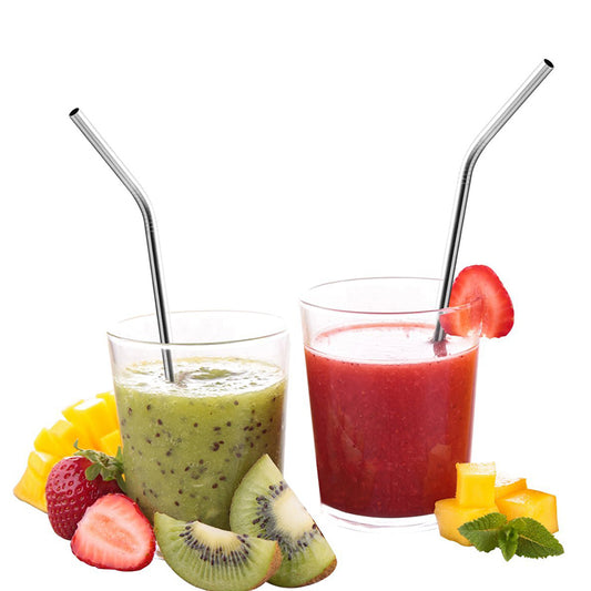 steel straw with brush