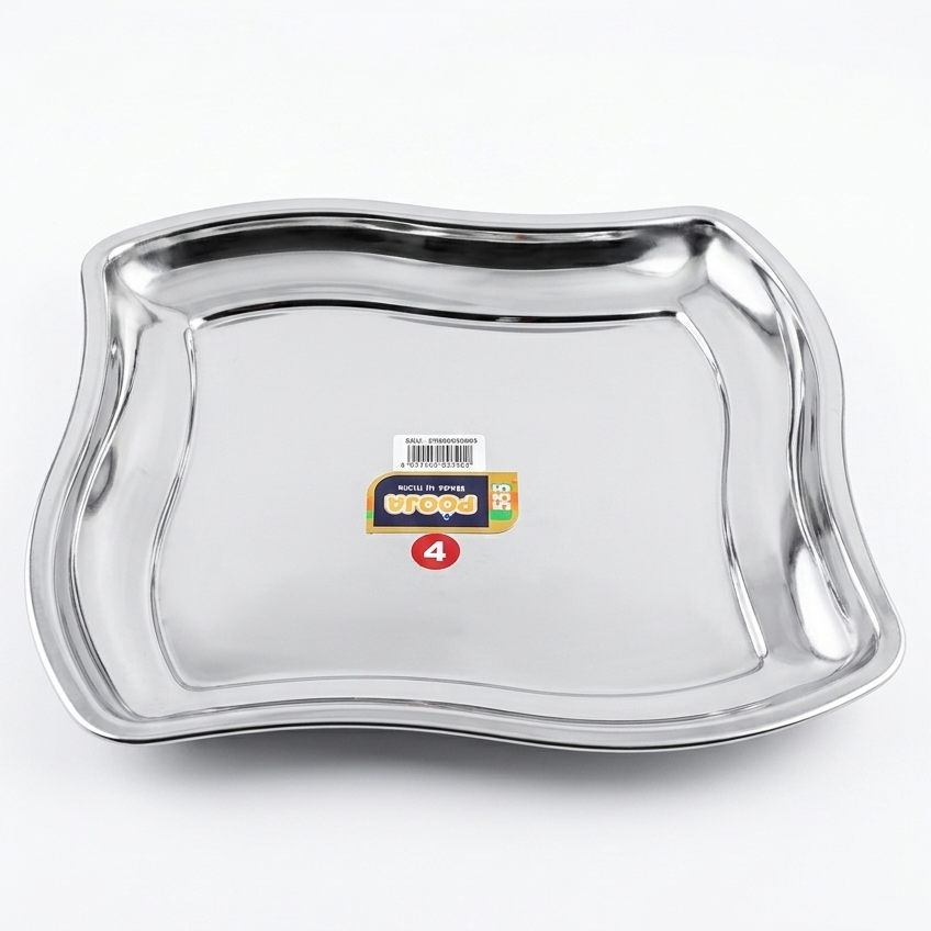 stainless steel serving tray