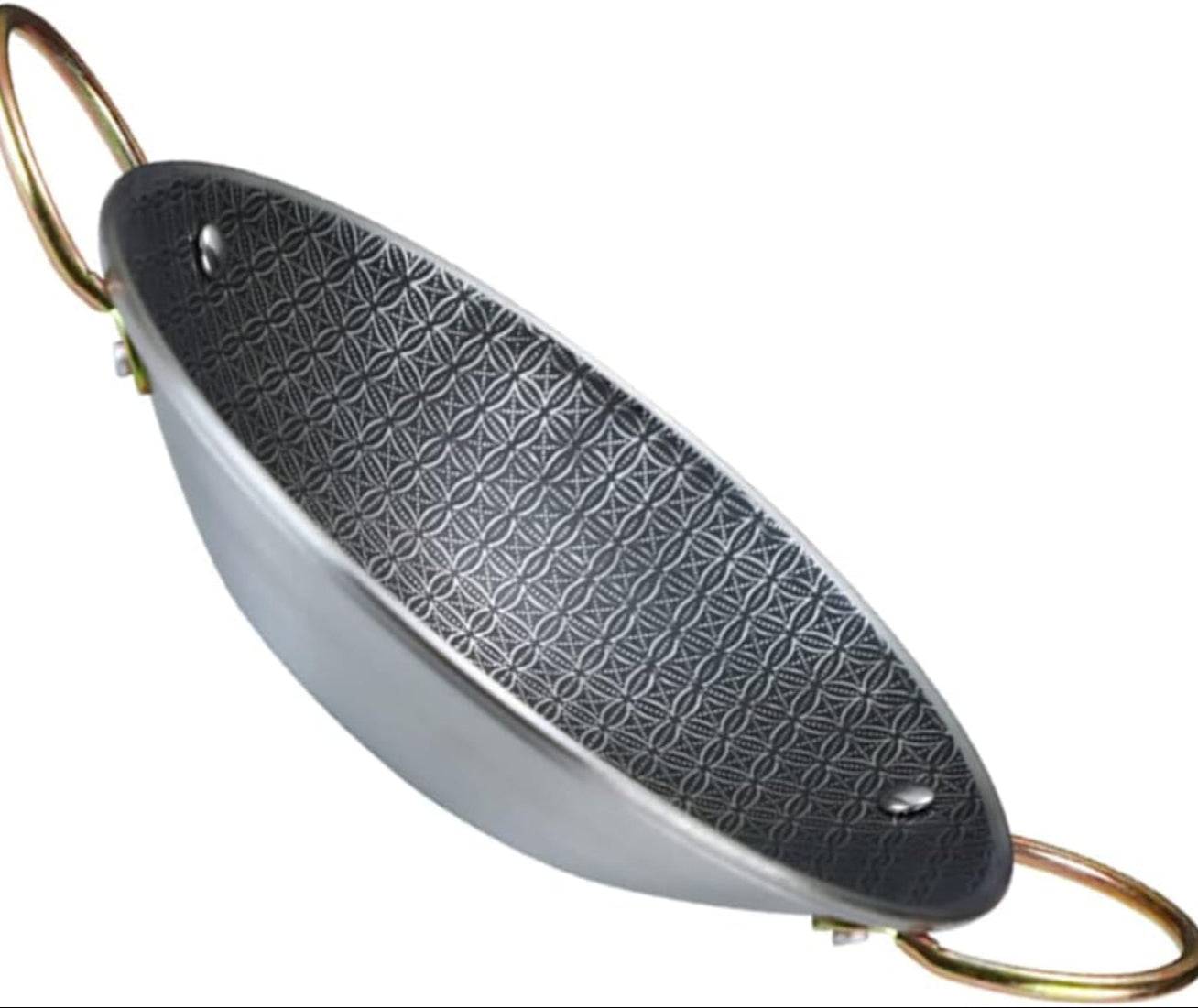 stainless steel non stick wok