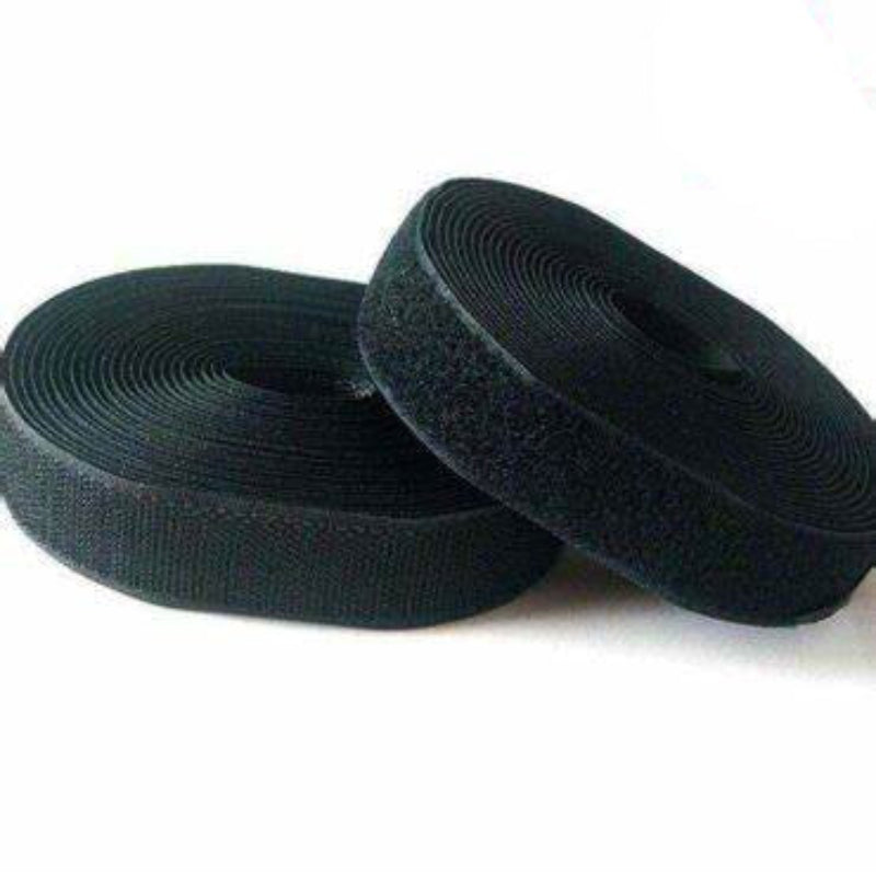 Velcro Self Adhesive Tape Black Roll 4.5m from Bamagate.com, ideal for arts and crafts fastening. Includes hook and loop fasteners for versatile use.