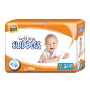 Velona Cuddles Size M 34 Pcs Pack
